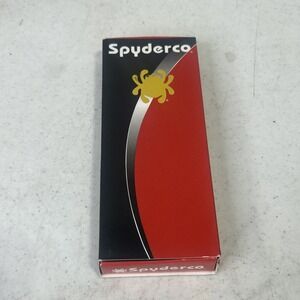 Spyderco Folding Knife VG-10 Serrated Reverse-S Hawkbill Blade Black G-10 Handle